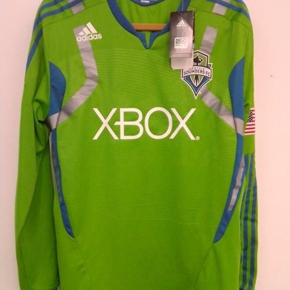 adidas Other - Seattle Sounder TechFit LS Jersey (Mens XL, but will fit like L) OFFERS ACCEPTED